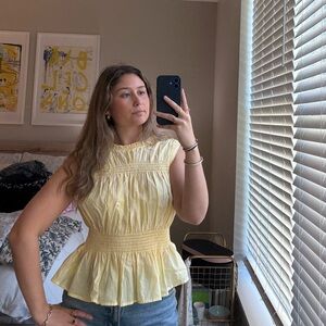 Joes jeans yellow top